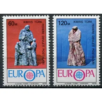 Poštovní známka Kibris Turk Federe Devletí Postalari (1978) MiNr. 27 - 28 ** - Severní Kypr (turecký) - Europa: Umění a řemesla