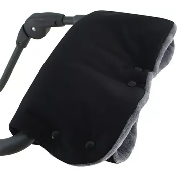 Rukávník ESITO | Rukávník ke kočárku Magna Black / Grey - černá / šedá / 45 x 53 cm