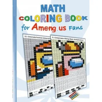 Math Coloring Book for Am@ng.us Fans (Ricky Roogle)(Brožovaná)