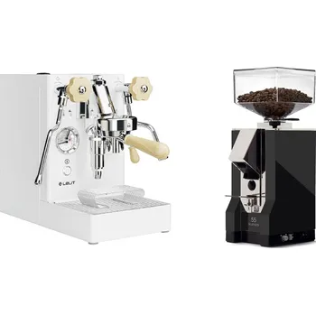 Kávovar Lelit Mara PL62X V2, white + Eureka Mignon Silenzio 55, CR black