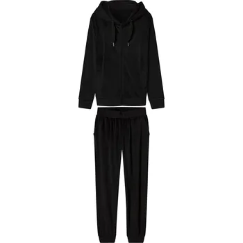 esmara® Dámská domácí souprava, 2dílná (černá, XS(32/34))