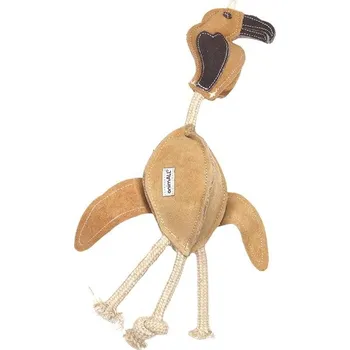 Hračka pro psa animALL Hračka Sup velký kůže s provazy natural 49 cm