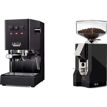 Kávovar Gaggia Classic E24, black + Eureka Mignon Silenzio 55, CR black