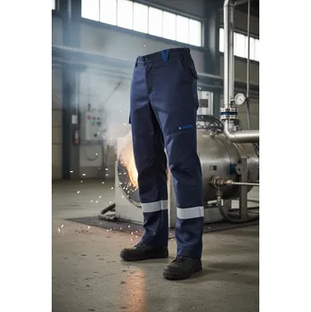 pracovní souprava GoodPro Kalhoty OLIVER Multi Norm pas Velikost XXXXL modrá