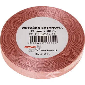 Stuha Atlasová stuha 38 mm starorůžová - 146