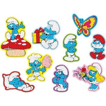 Totum Šmoulové diamantové malování Samolepky