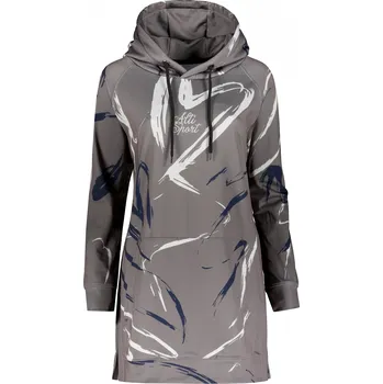 Dámská mikina Dámská funkční prodloužená mikina premium ALTISPORT VOJ/ALW049MI03 ŠEDÁ XL