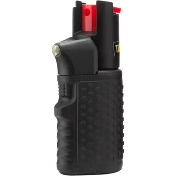 Svítilna Sprejová svítilna HURRICANE 15ml ČERNÁ (Obraný pepřový sprej typu HURRICANE s LED svítilnou)