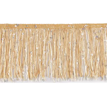 Třásně s flitry šíře 10 cm