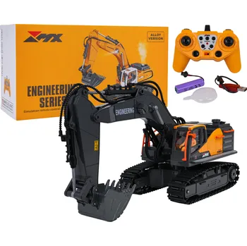 RC model auta RKToys RC bagr s kovovou lžící a funkcí kouře