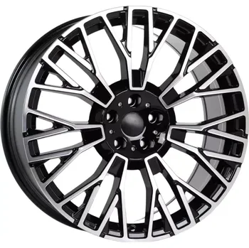Alu kolo Alu kola Racing Line 3S1111, 22x10.5 5x112 ET43, černá + leštění (zátěžová) vhodné pro BMW X3 G45 (od 2025), BMW X5 G05 (od 2018), BMW X6 G06 (od 2019), BMW X7 (od 2018)