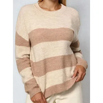 Dámský svetr Sinsay - Pruhovaný svetr - vícebarevná - 416FJ-MLC - 416FJ-MLC-S