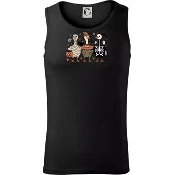 Pánské termoprádlo Halloweenské kachny - Tílko pánské Core - L ( Černá )