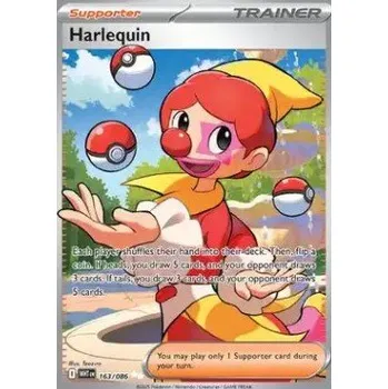 Karetní hra Pokémon WHT 163/086 Harlequin - White Flare Stav: Near Mint