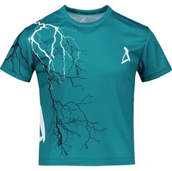 Chlapecké tričko Dětské funkční triko premium ALTISPORT VOJ/ALK004TR01 PETROLEJOVÁ/BÍLÁ 122