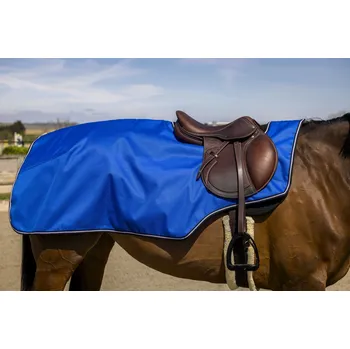 Deka pro koně EQUITHÈME Deka bederní Tyrex Aisance Equithème, s fleecem, nepromokavá, royal blue Délka zad: 125 cm