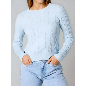 Dámský svetr Sinsay - Strukturovaný svetr - modrá - 264FJ-05J - 264FJ-05J-XS