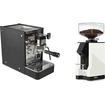 Kávovar Stone Espresso Lite Black + Eureka Mignon Silenzio 55, BL white