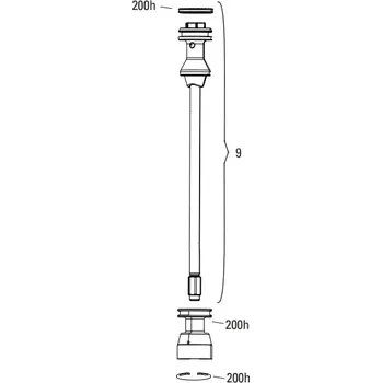 Vidlice na kolo SRAM ROCK SHOX 11.4018.111.040 - ROCKSHOX AIR SHAFT 27/29 DOM C1 38 DB 150 Množ. Uni