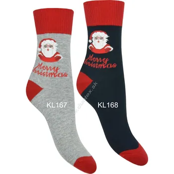 Pánské ponožky STEVEN Vánoční ponožky Steven-136-167 Barva: KL167-sv.sivá, Velikost: 44-46(29-30)