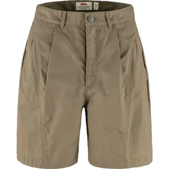Dámské kraťasy kraťasy dámské FJÄLLRÄVEN Vardag Shorts W Suede Brown - 36