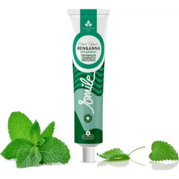 zubní pasta Ben & Anna Spearmint přírodní s fluoridem 75 ml