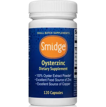 Doplněk stravy Smidge Oysterzinc 120 kapslí (zinek, jód, selen a měď z ústřic)
