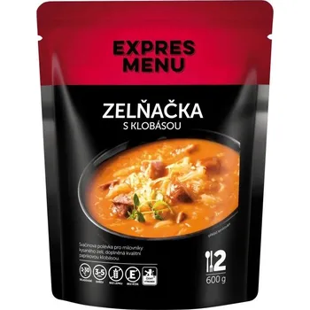 Hotové jídlo Expres Menu Zelňačka s klobásou 600g