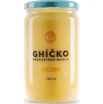 Přepuštěné máslo České ghíčko BIO přepuštěné máslo 720ml