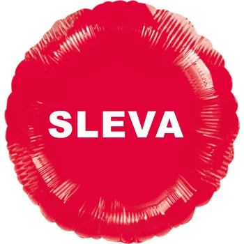 Balónek Balónek fóliový červený SLEVA Balonky.cz b85391