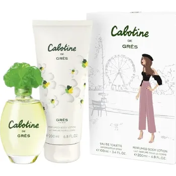 Gres Cabotine de Gres set toaletní voda ve spreji 100ml + tělové mléko 200ml