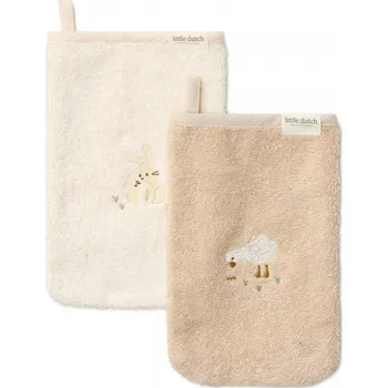 Little Dutch Žínky s výšivkou 2 ks Baby Bunny