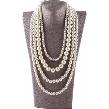 Náhrdelník B-TOP Módní vícevrstvý perlový náhrdelník Elegant Typ: Typ 2