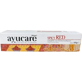 zubní pasta Zubní pasta Ayucare Spicy RED, 150 g