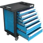 GEKO G10831 Pojízdný dílenský vozík se sadou nářadí 245ks, 6 polic