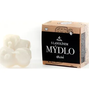 Dětská kosmetika Alchymistky Dětské mýdlo s lanolinem - tvar včelka