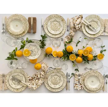 Jídelní 18-ti dílná sada talířů Excalibur BRANDANI