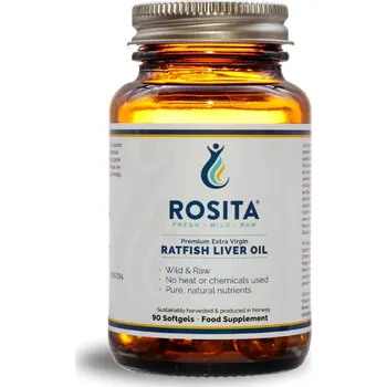 Rostlinný olej Rosita Extra panenský olej z jater chiméry podivné 90 kapslí