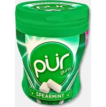 Žvýkačka PÜR Žvýkačky Spearmint s xylitolem 50 ks 70g