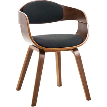 Jídelní židle Jídelní / konferenční židle Stona látkový potah, ořech/černá