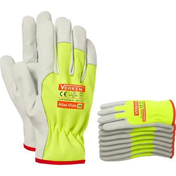 Pracovní rukavice 12ks - Rukavice Verken ATLAS VISIO - velikost 11/XXL