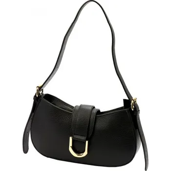 Kožená kabelka Luka 24-037 DOLLARO - černá