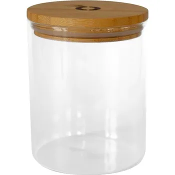 Dóza na potraviny Pandoo Dóza na potraviny z borosilikátového skla s bambusovým víčkem 800ml
