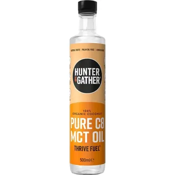 Rostlinný olej Hunter & Gather Thrive Fuel Pure C8 MCT Olej 500ml