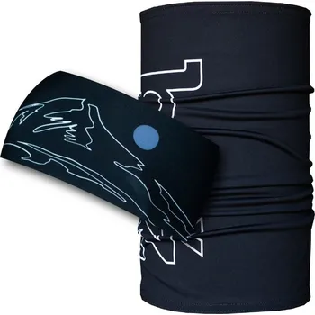 Nákrčník sada bjež ACTIVE čelenka/STORM nákrčník HORIZON black