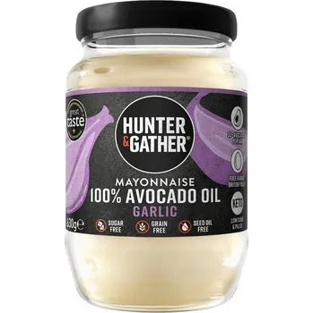 Sklenice Hunter & Gather Avokádová majonéza s česnekem 630g