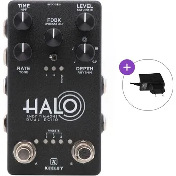 Kytarový efekt Keeley Halo Andy Timmons Dual Echo SET Kytarový efekt