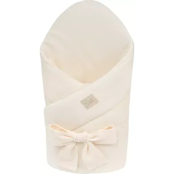 Zavinovačka ESITO | Mušelínová zavinovačka pro miminko Cream 85x85 cm - smetanová / 85 x 85 cm