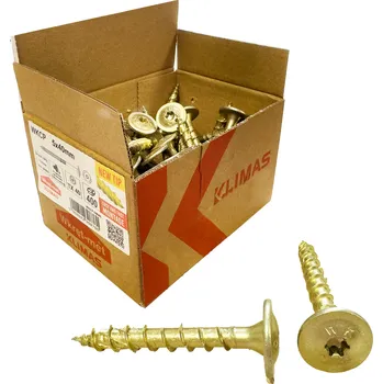 Vrut Klimas Wkret-Met TX 5x40mm - 400 ks - Vruty do dřeva s talířovou hlavou, WKCP