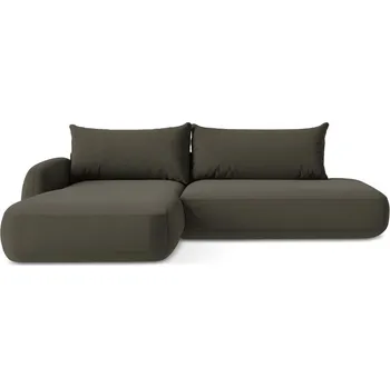 Pohovka Hnědá rozkládací rohová pohovka (levý roh/s lenoškou) Hale – Makamii ID_1824664